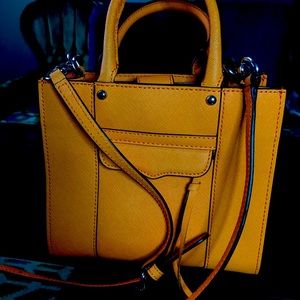 Rebecca Minkoff Orange mini M.A.B tote